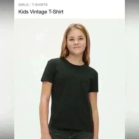 GAP Other - Gap Kids Vintage T-Shirt, Girls/Teen Size 14-16/XL, Charcoal Gray